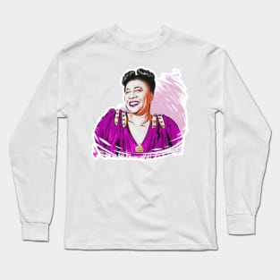 Ella Fitzgertald - An illustration by Paul Cemmick Long Sleeve T-Shirt